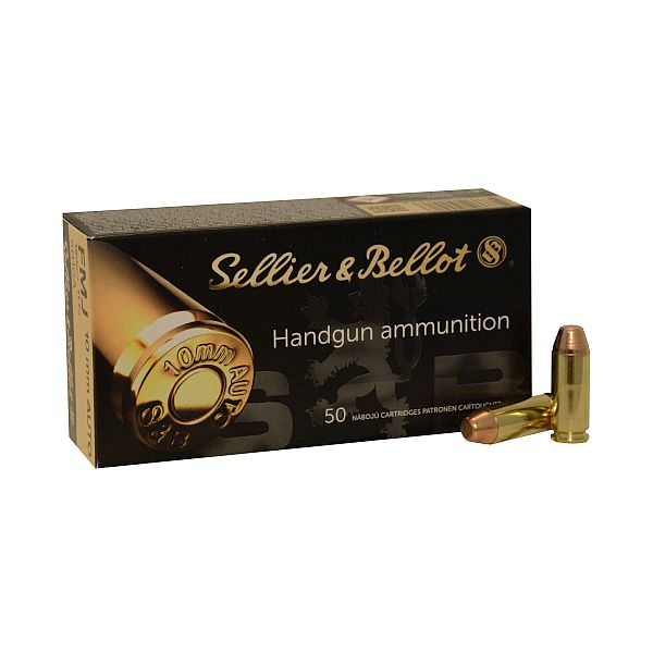 Sellier&amp;Bellot JHP, cal. 10mm Auto, 11,7 g