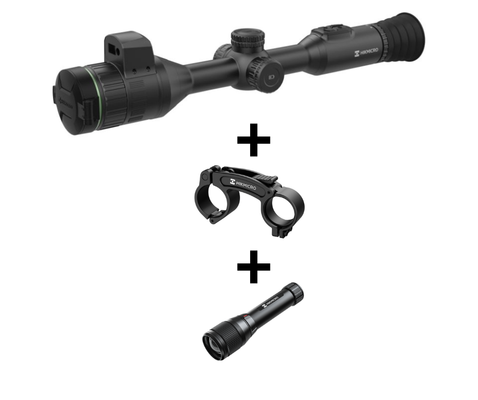 Hikmicro Alpex A50EL 4K LRF + 850 iluminator + nosač iluminatora