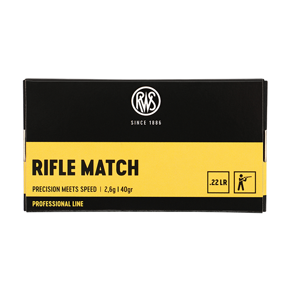RWS Rifle Match, cal. .22 LR, 2,6 g