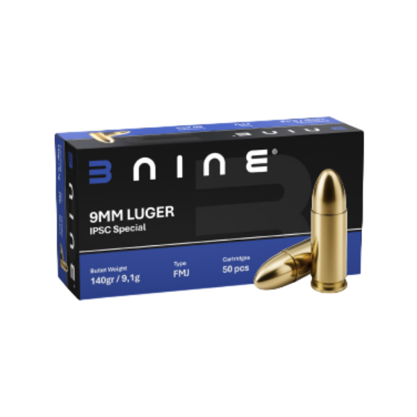 B NINE IPSC Special FMJ cal. 9x19, 9,1 g
