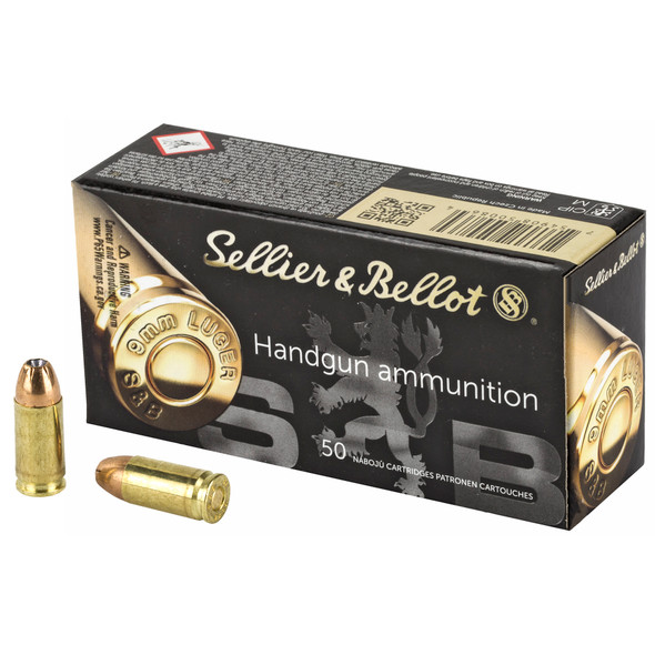 Sellier&amp;Bellot JHP, cal. 9 mm Luger, 7,5 g