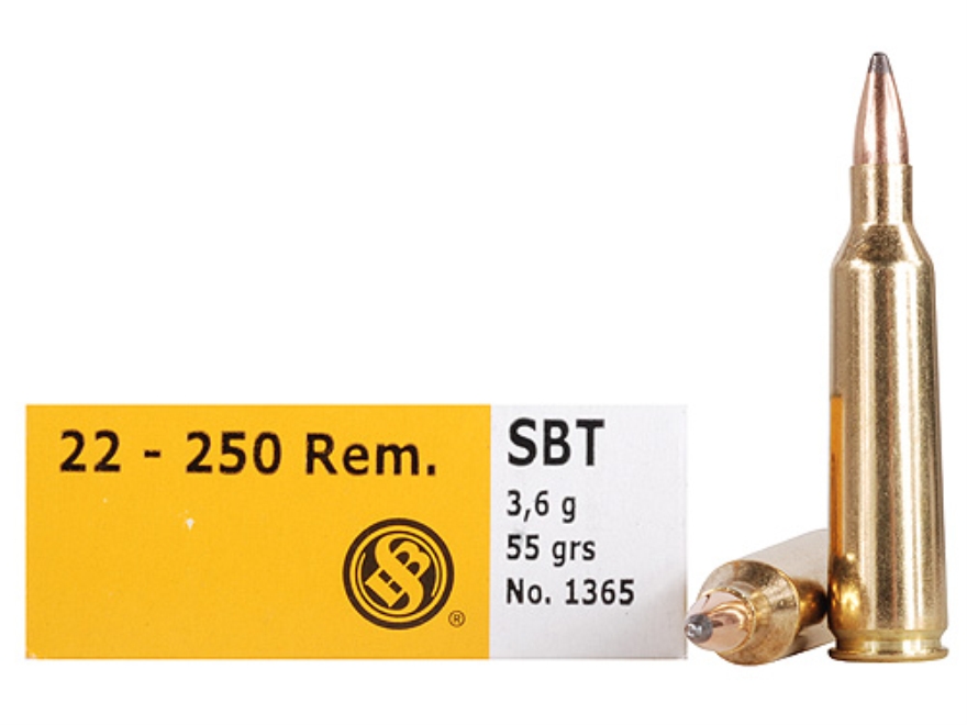 Sellier&amp;Bellot SP cal. 22-250 Rem, 3,6 g