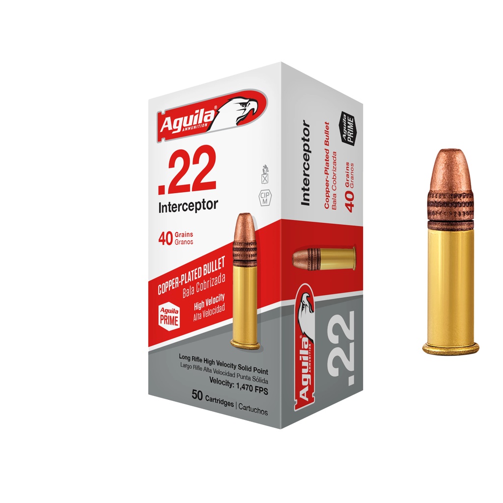 Aguila Interceptor HP, cal. .22 LR, 2,6 g