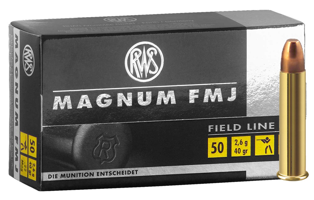 RWS FMJ, cal. .22 WMR, 2,6 g