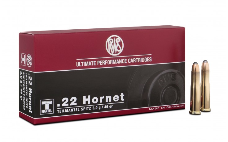 RWS T-Mantel, cal. .22 Hornet, 3 g