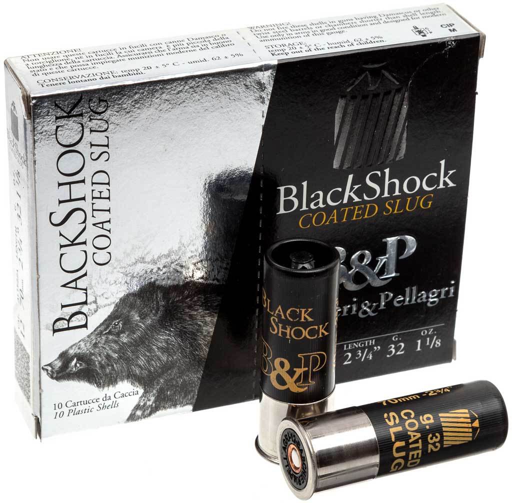 B&amp;P BlackShock, cal. 12/70, kugla, 32 g