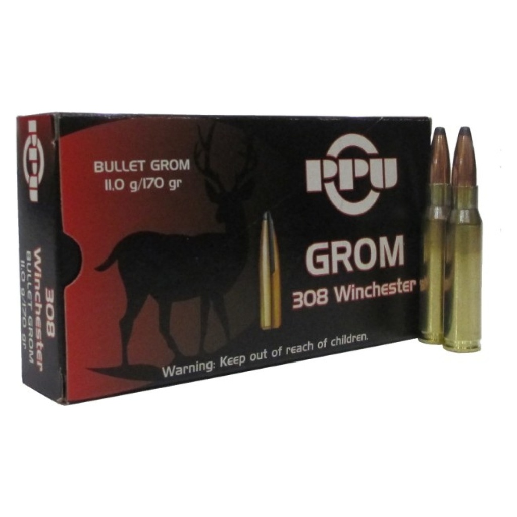 PPU Grom, cal. .308 Win., 11,0 g