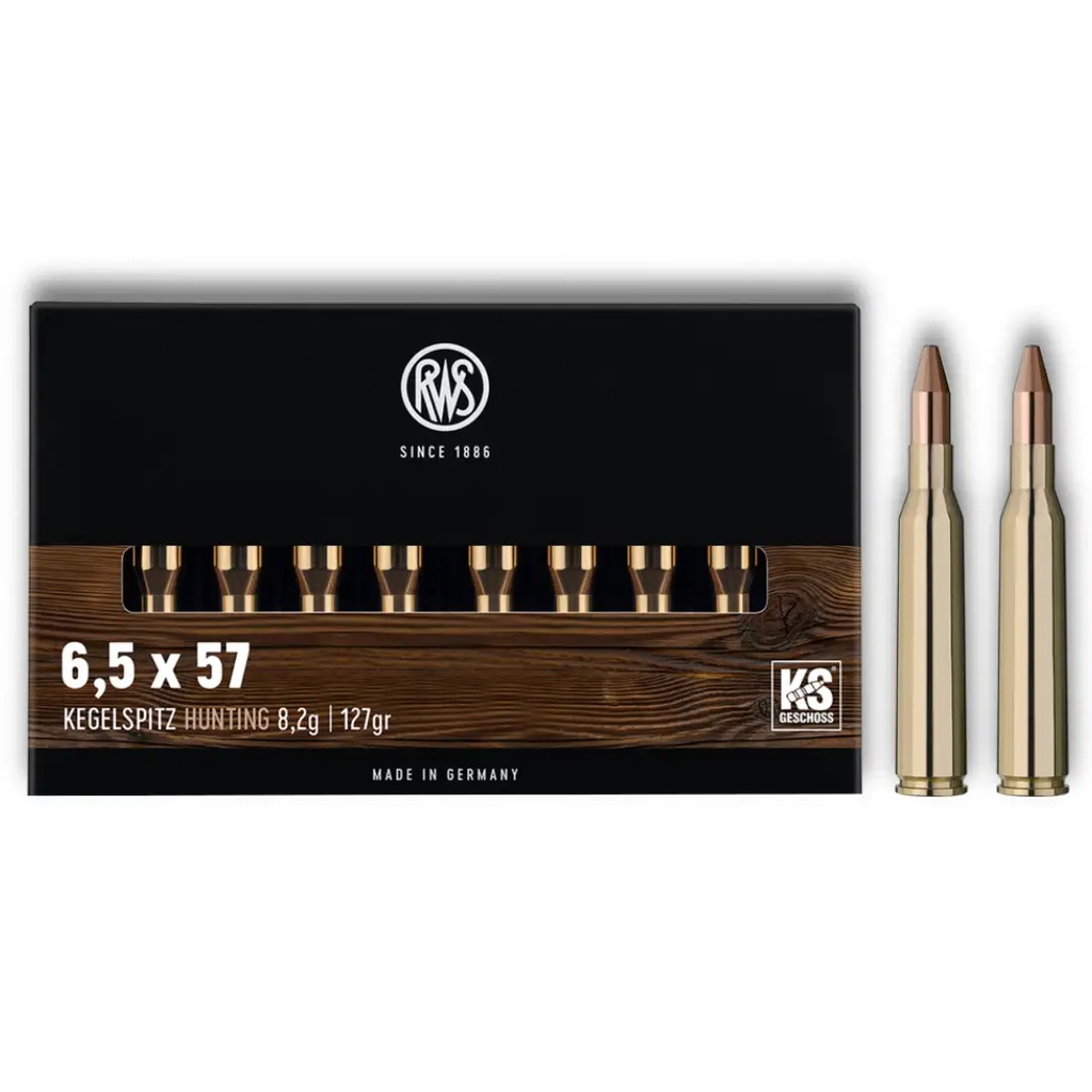 RWS Kegelspitz, cal. 6,5x57 R, 7,0 g