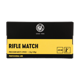 [17151133] RWS Rifle Match, cal. .22 LR, 2,6 g