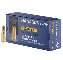 [11V310112] PPU FMJ, cal. 7,62x25 Tokarev, 5,5 g